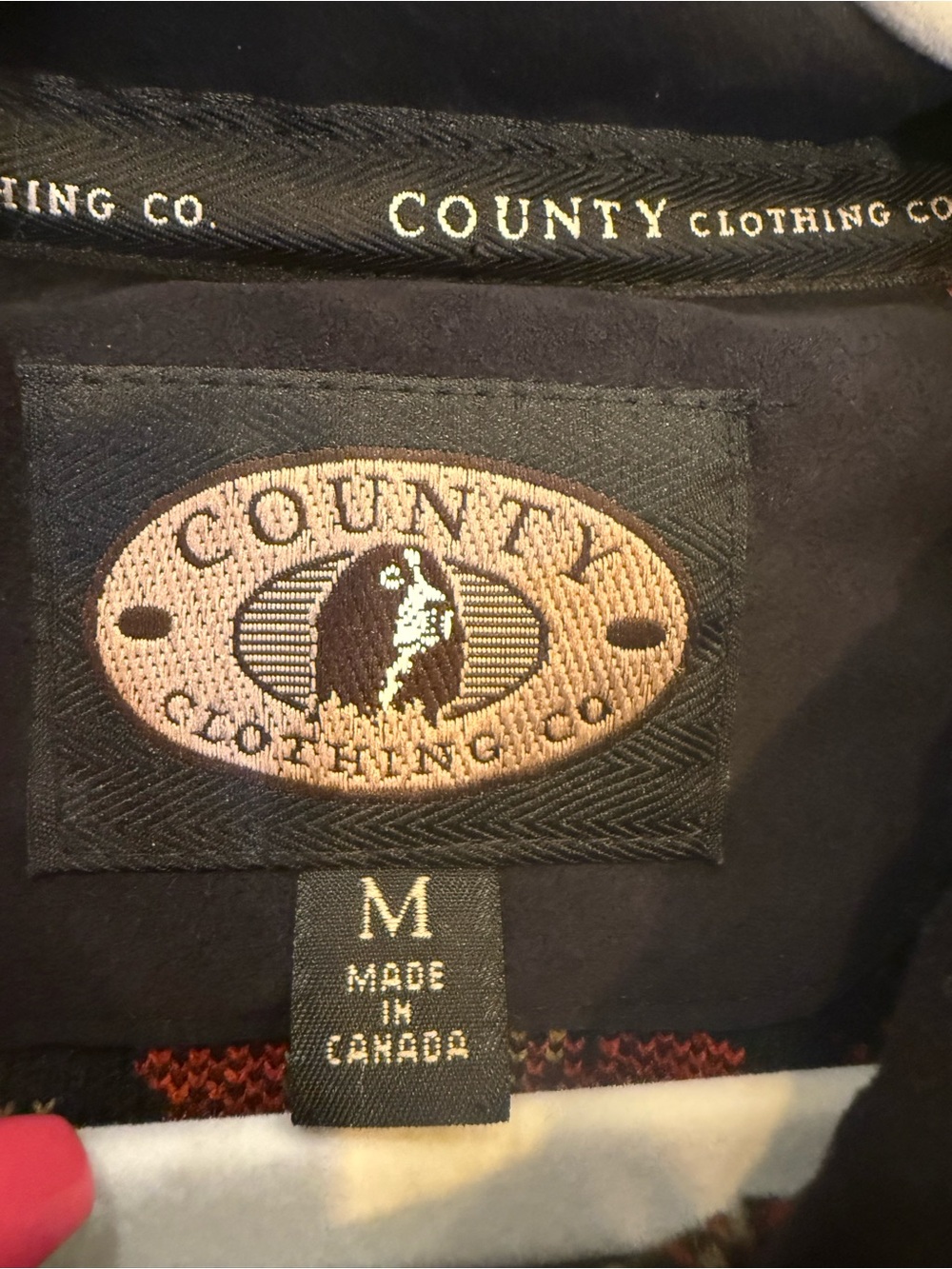 Vintage County Clothing Co Multicolor Fleece Horse Western Jacket - Picture 4 of 8